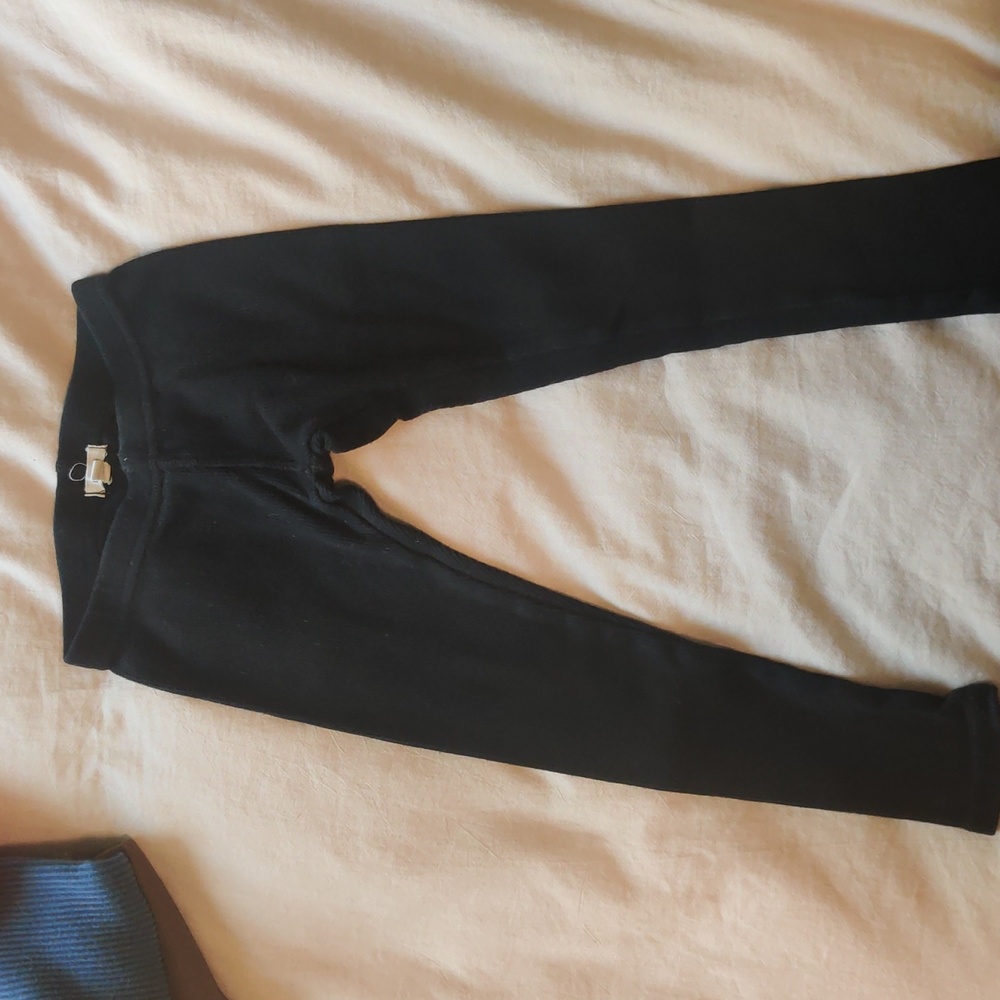Lil Legs 3T black ribbed leggings